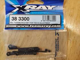 383300 Xray M18 Front And Rear Adjustable Turnbuckle Set For Toe-in Adjustment -