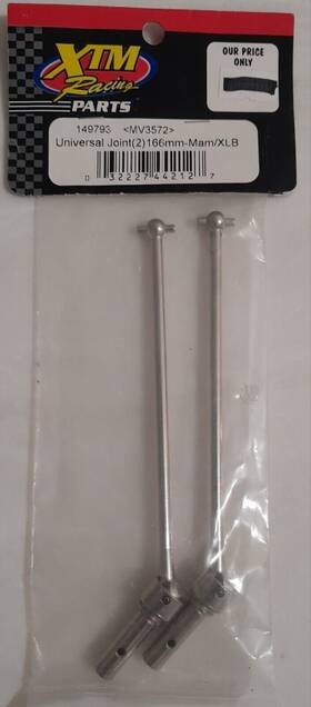 166mm-mam Xtm Racing Xtm149793 Universal Joint 2 166mm-mam/xlb 149793
