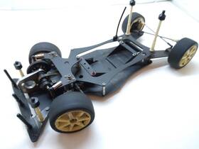 Yr-f2 Yokomo Rc Vintage Rare 1/10 Fwd Tc Rolling Chassis Used As Shown
