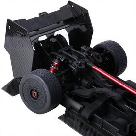 Zrrc C-0124-0129 Adjustable Real Carbon Fiber Rear Wing High-downforce For Arrma 1/7 Limitless