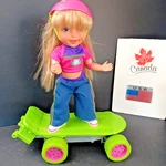 1998 Mattel/tyco Remote Control Skateboard Shannen Doll Untested Parts No. Fixed Price $26.99.