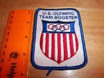 Usa Olympic Team Booster, Beautiful Embroidered Patch, Great Collectible Item. Fixed Price $5.99.