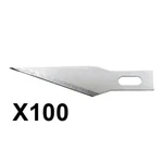 Horizon 100 Pack Of 40MM Steel #11 Precision Cutting Hobby Knife Blades DLR900. Fixed Price $34.99.