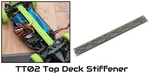 Top Deck Stiffener Brace Bar For Tamiya TT02 1/10 4WD Touring Car Upgrade. Fixed Price $8.79.