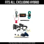 For 19-24 Subaru Ascent 7 Pin Trailer Wiring Plug Fits All, Excluding Hybrid Kit. Fixed Price $152.99.