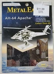 Fascinations Metal Earth AH-64 Apache Helicopter Steel Model Kits Nwt. Fixed Price $9.99.