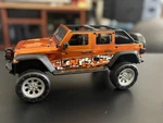 Jeep Wrangler New Bright 1:18 Scale Plastic With Rubber Tires Toy Model. Fixed Price $25.00.
