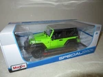 Green Super Rare 2014 Jeep Wrangler Maisto 1:18 Opening Hood & Doors Rear End. Fixed Price $184.99.