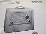 Silvertone 2225 Radio Photofact. Fixed Price $6.50.