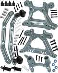 Rc Aluminium Shock Tower/steering Bellcranks/body Mounts Upgrades Part For 1/.... Fixed Price $85.88.