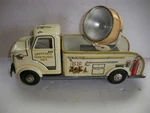 Vintage Marx Lumar Emergency Searchlight Unit Truck Pressed Steel Toy. Fixed Price $149.99.