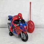 Marvel Spiderman Remote Control Motorcycle Bike With Rider Tested Working. Fixed Price $17.79.