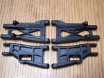 Fits Traxxas 1/10 2WD Slash Front & Rear Suspension A-arms Part 2555 3631. Fixed Price $8.49.