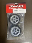 Traxxas Pre-mounted Front Tire Set (chrome) (2) TRA6975. Fixed Price $17.99.