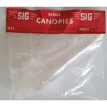 Vintage Nos Sig Manufacturing Molded Clear Plastic Canopy 10" CS010 Dent. Fixed Price $14.49.