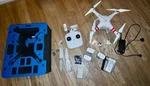Dji Phantom 2 Vision Plus Quad Drone PV331 With 4 Batteries & Tons Of Spare Part. Fixed Price $399.99.