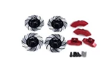 Power Hobby Aluminum Brake Disc W/ Red Calipers, For Traxxas 4-TEC. Fixed Price $39.99.