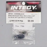 Integy C26698BLACK Billet Machined Alloy Servo Horn 23T Ko & Jr Type 16MM. Fixed Price $12.82.