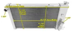 Rn Champion 3 Row All Aluminum Radiator For 1971 - 1977 Chevrolet Vega L4 Engine. Fixed Price $302.05.