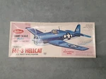 Vintage Guillows Giant Scale F6F-3 Hellcat Navy WW2 Balsa Model Kit (new). Fixed Price $95.00.
