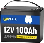 12V 100AH LIFEPO4 Lithium Battery -bci Group 24, 15000 Cycles, Built-in Bms. Fixed Price $109.99.