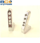Gpm Racing Silver Aluminum Angled Servo Mount LS0108. Fixed Price $13.68.