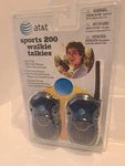 At&t Sports 200 Toy Walkie Talkies Belt Clip Ft Range. Fixed Price $16.00.