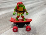 Tmnt Mutant Mayhem Raphael Sewer Shredders Skateboard Figure 5IN (no Remote). Fixed Price $12.99.