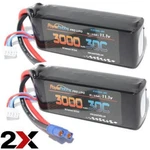 Powerhobby 3S 11.1V 3000MAH 30C Lipo Battery 2 Pack : E-flite Timber. Fixed Price $59.99.