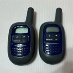Motorola FV200 Handheld Two-way Radios Pair Gray/blue Headset Jack. Fixed Price $25.00.