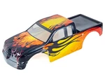 Redcat Rampage Mt Pre-painted Monster Truck Body (yellow W/black Flames). Fixed Price $51.99.