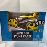 New Remote Control 27 Mhz Mini 360 Yellow Stunt Racer With Spin Action Nib. Fixed Price $9.72.