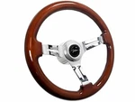Ford Falcon 14" Mahogany Wood Steering Wheel Covert 6-BOLT Kit, Early Gm Adapter. Fixed Price $272.79.