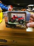 #13020 Ertl Honda ATC90 3-WHEELER Atv W/original Box 1/16 Diecast 2000. Fixed Price $200.00.