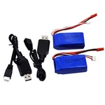 2 Pack 8.14WH 7.4V 1100MAH 35C Liionpo Battery With Jst Plug For Wltoys A949 A95. Fixed Price $32.46.