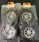 New Hpi Racing 4727 Goliath Tires Blast Chrome Wheels Savage Xl 4PCS Sealed. Fixed Price $129.99.