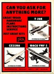 Pica T-28B Cessna Rc Airplane Print Ad Wall Art Decor Ephemeral Waco YMF-3. Fixed Price $17.99.