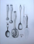 Circa 1915 Towle Mary Chilton Sterling Catalog 32 Pps (bound/photocopy). Fixed Price $21.99.