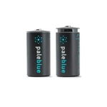Pale Blue Lithium Ion Rechargeable Batteries 2PK. Fixed Price $29.99.