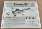 Hobbico Top Flite Cessna 182 Skylane 60 Scale Manual Instruction Book CRS6P03. Fixed Price $14.95.