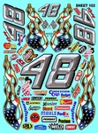 Clear Vinyl Racing Decal Sheet 102-R/C Peel 1/12-1/10 RC10KYOSHOAXIALOSINASCARFG. Fixed Price $14.98.