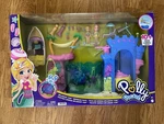New Polly Pocket Splashin Fun Mermaid Pack, Water Tank, Two Dolls. Fixed Price $20.00.