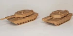 Pack - Ho Scale M1A2 Abrams Tank Brown 1:87 Mini Model Army New. Fixed Price $16.99.
