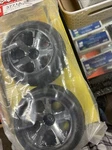 Traxxas 3771A Alias Front Tires W/all-star Wheels (2) (black Chrome). Fixed Price $32.99.