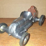 Rare Tether Car 1950'S Roy Cox Chrome Thimble Drome Champion Aluminum Free Ship. Fixed Price $279.99.