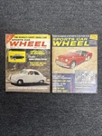 Vintage Sports Car Wheel Circa 1959 Lot Of 2 Magazines. Fixed Price $19.95.