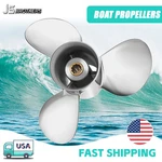 9.9 X 11 Stainless Steel Boat Propeller For Tohatsu Outboard Engines 25-30HP Rh. Fixed Price $154.00.