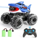 Bobxin Amphibious Remote Control Shark Monster Truck With Water SQUIRT,4WD Al.... Fixed Price $80.33.