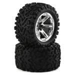 Traxxas Talon Ext 2.8" Pre-mounted Tires W/chrome Rxt Wheels Rustler TRA6773R. Fixed Price $31.99.