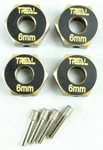 Treal Axial Capra / SCX10 Iii Brass 6MM Wheel Hub Hex Set. Fixed Price $15.99.